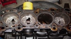 snapped timing belt