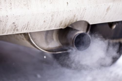 Car exhaust pipe damage and repair 