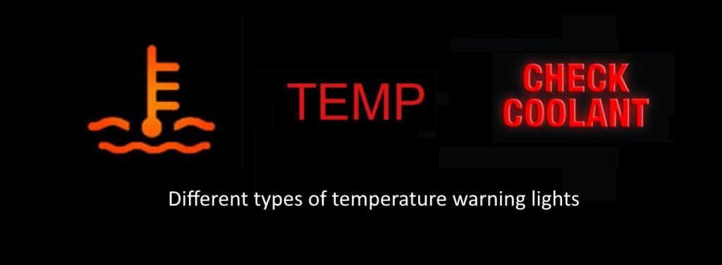 temperature warning lights