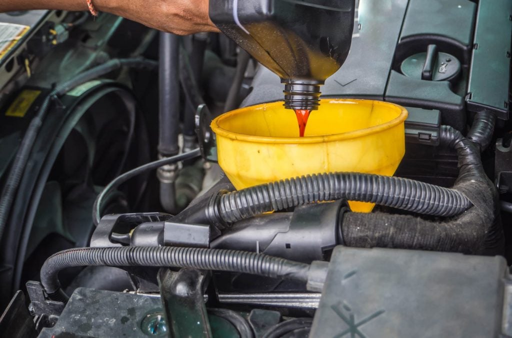 how to install transmission fluid
