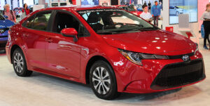 Wikimedia commons resized Toyota Corolla Hybrid