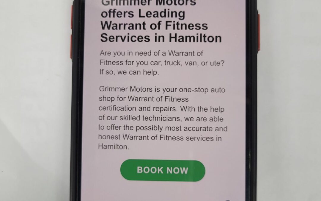 Book WOF Online Hamilton